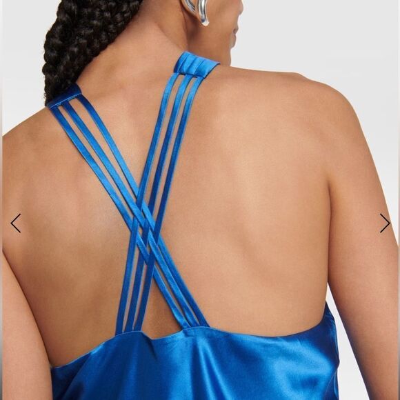 NWT Veronica Beard Stewart Top in Azure Blue
Size 10 Silk Revolve - Picture 7 of 15